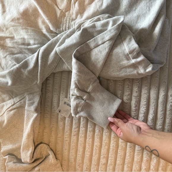 FREE PEOPLE | Cozy Gray Maternity Long Sleeve Onesie Small NWT - Picture 8 of 10